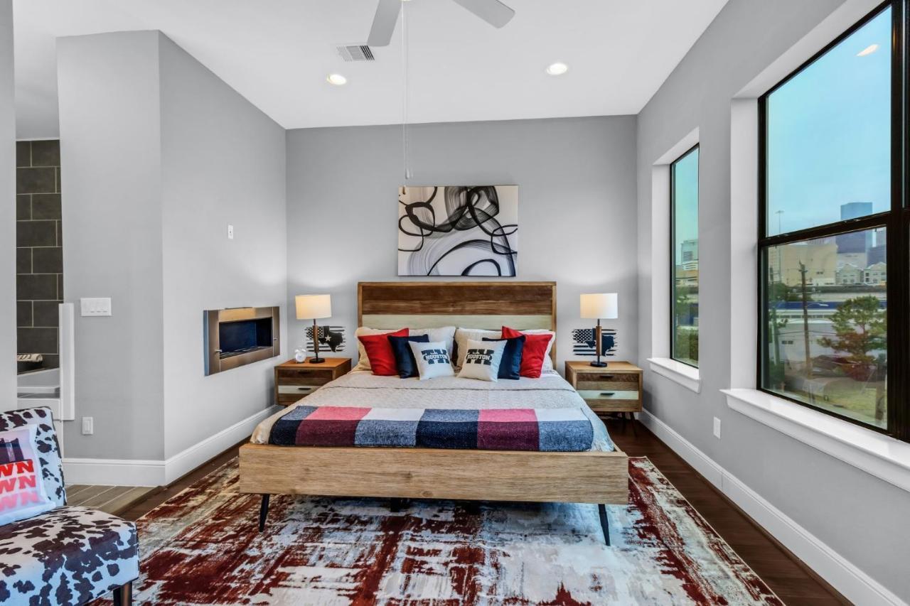 Modern, Houston Inspired House With Best Views Of Downtown! - Less Than 1 Mile To Eado Midtown Bars Home Exteriör bild