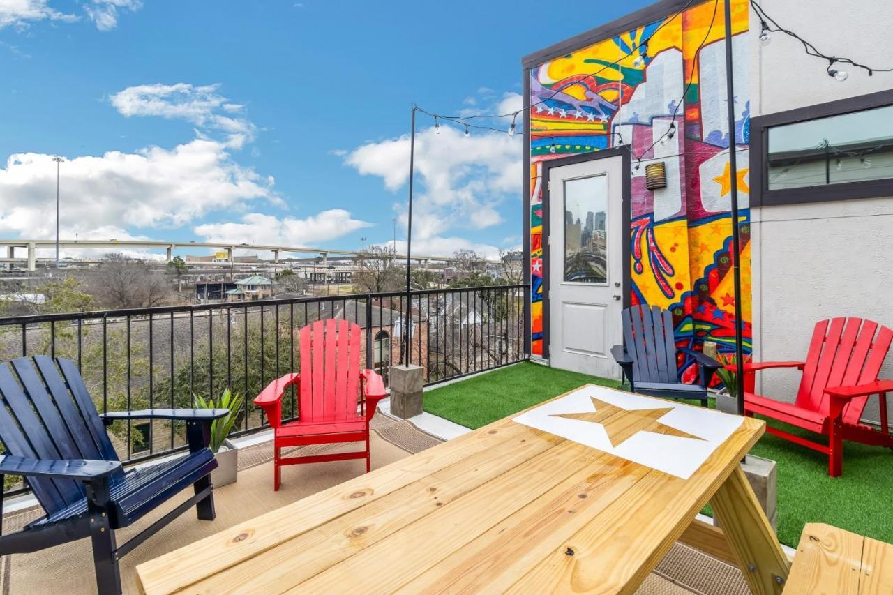 Modern, Houston Inspired House With Best Views Of Downtown! - Less Than 1 Mile To Eado Midtown Bars Home Exteriör bild
