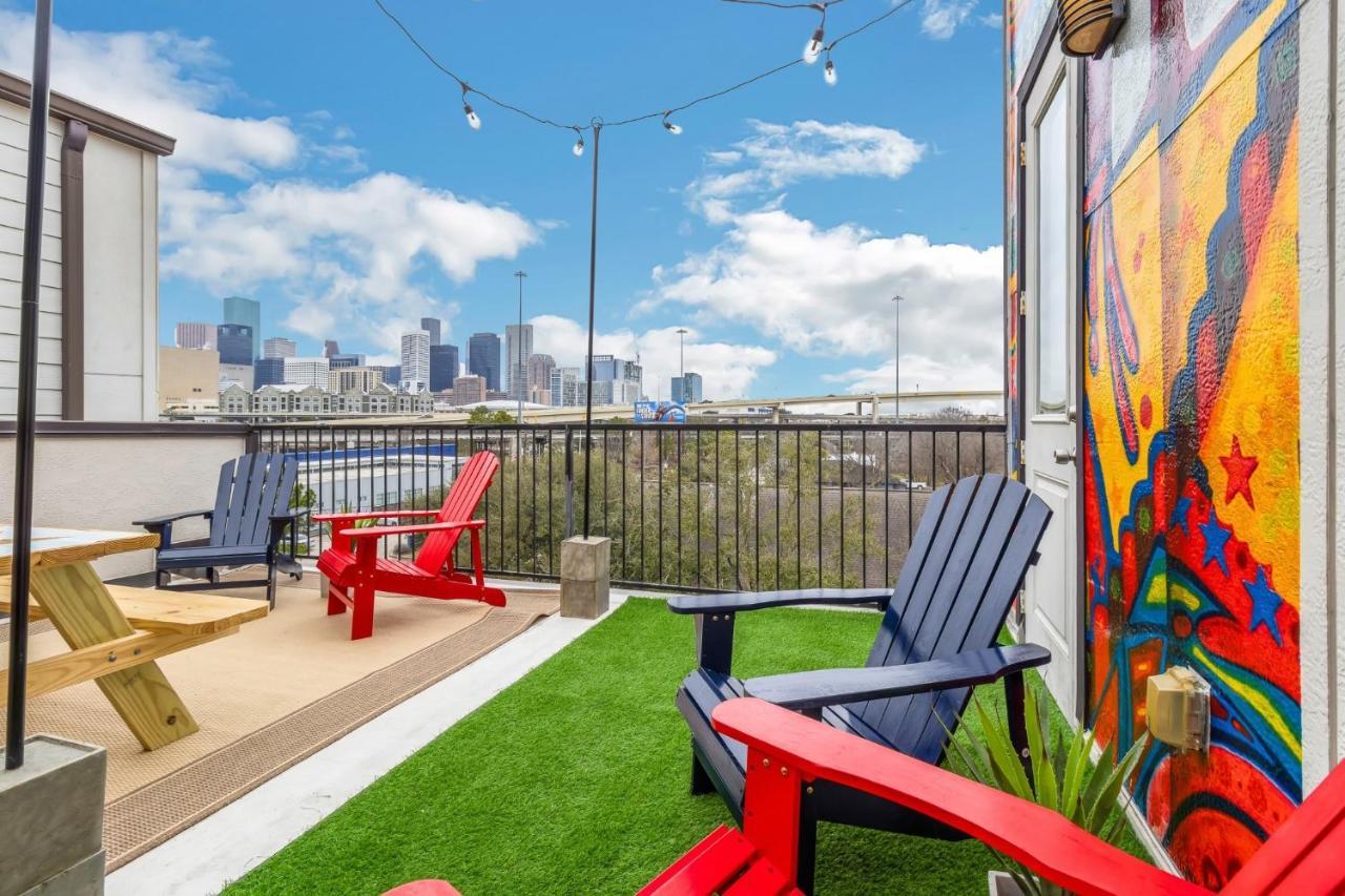 Modern, Houston Inspired House With Best Views Of Downtown! - Less Than 1 Mile To Eado Midtown Bars Home Exteriör bild