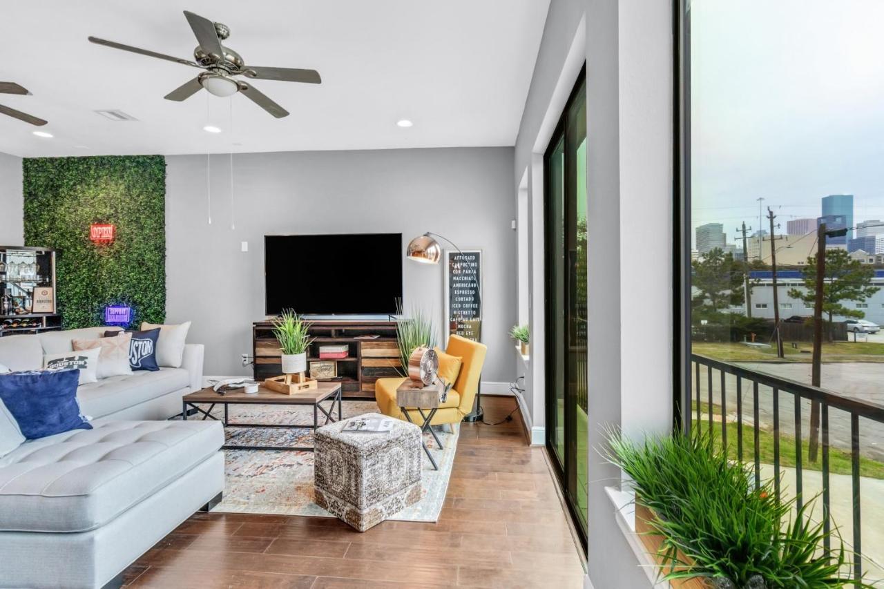 Modern, Houston Inspired House With Best Views Of Downtown! - Less Than 1 Mile To Eado Midtown Bars Home Exteriör bild
